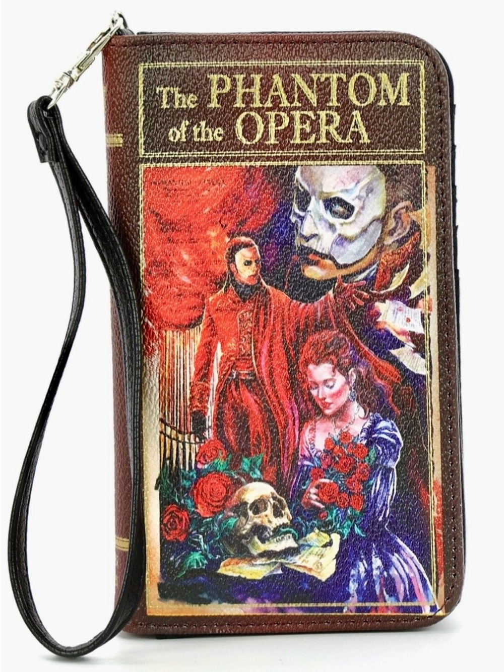 Phantom of the Opera Book Wallet Wristlet RFID Blocking NWT Gothic Romance - Picture 5 of 5